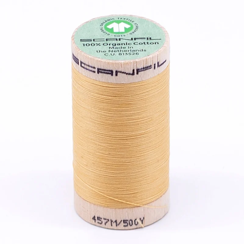 Scanfil: Organic Cotton Thread 50wt- Cornsilk 4802