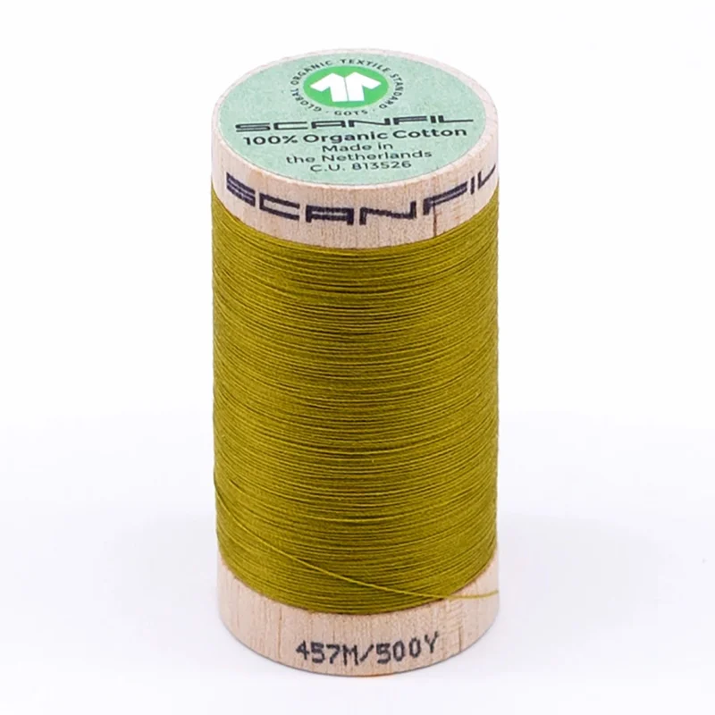 Scanfil: Organic Cotton Thread 50wt- Green Envy 4823