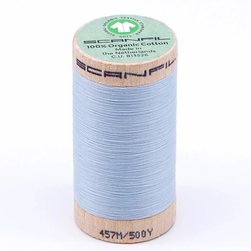 Scanfil: Organic Cotton Thread 50wt- Winter Sky 4814