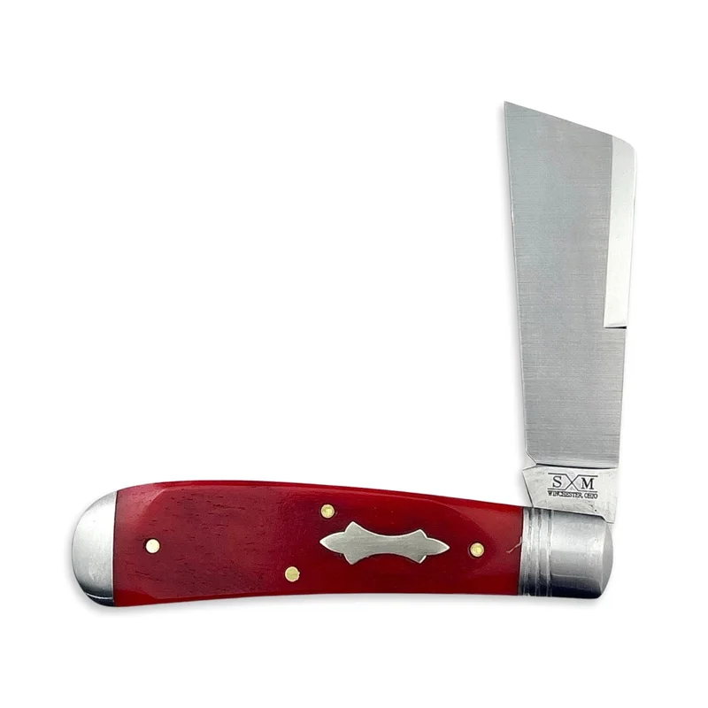 Schatt & Morgan Red Sawcut Bone