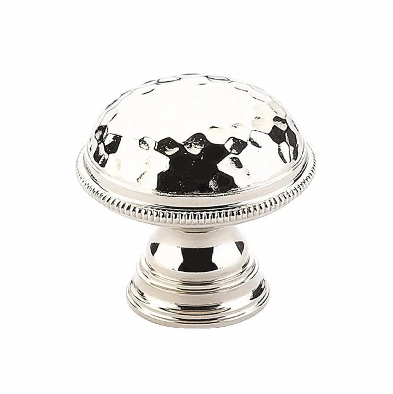 Schaub and Company - Atherton Collection - Hammered Knurled Edge Cabinet Knob