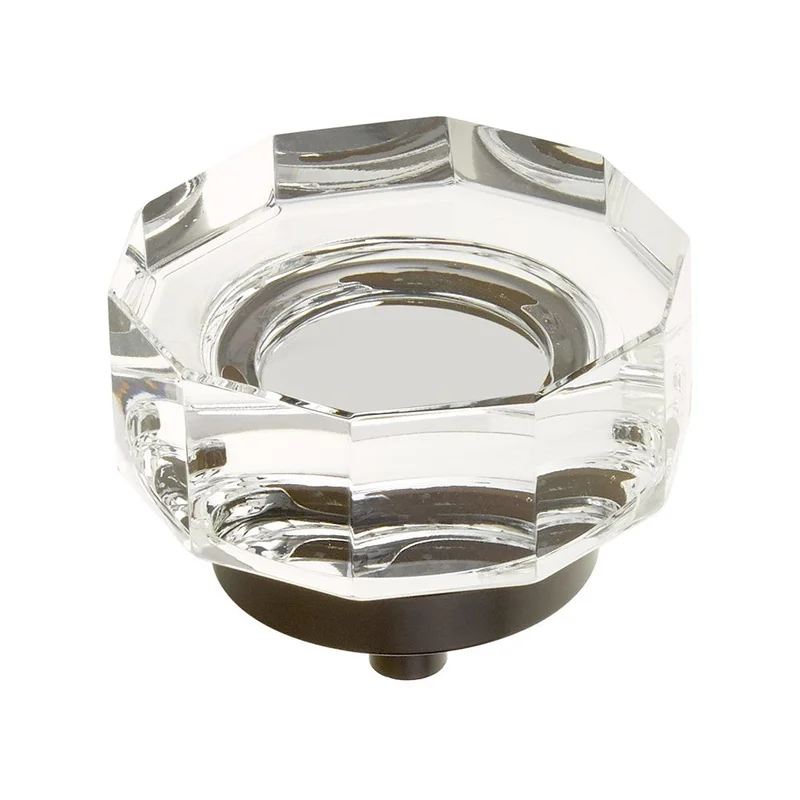 Schaub and Company - City Lights Collection - Large Multi-Sided Cabinet Glass Knobs