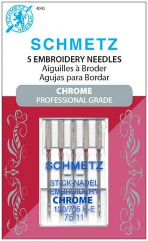 Schmetz Chrome Embroidery 75/11