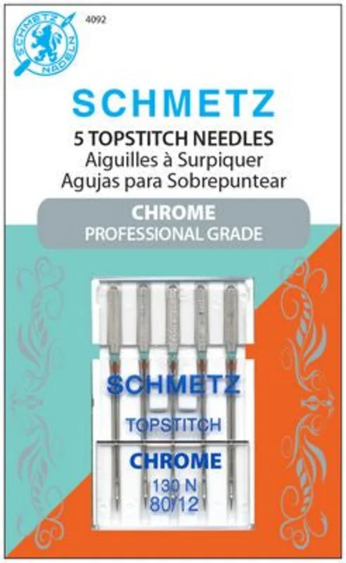 SCHMETZ: Chrome Topstitch- 80/12