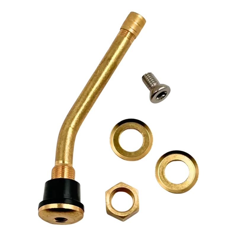 Schrader 57010 Heavy-Duty TPMS Valve Stem TR572-F19, Clamp-In, 31 Bend