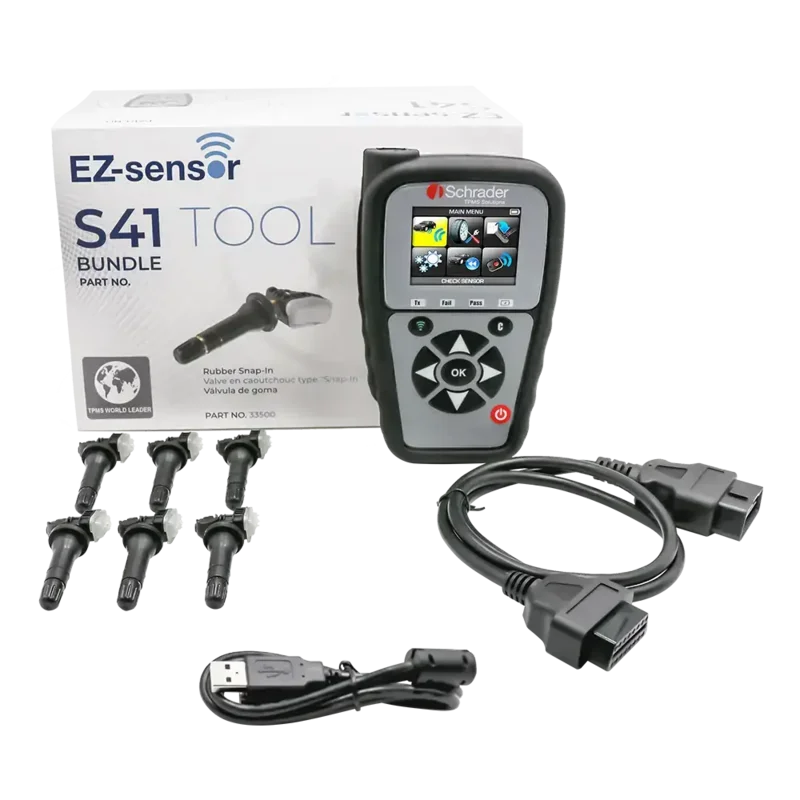 Schrader S41 ATEQ TPMS Diagnostic Relearn Programming Tool w/ 6 Sensors