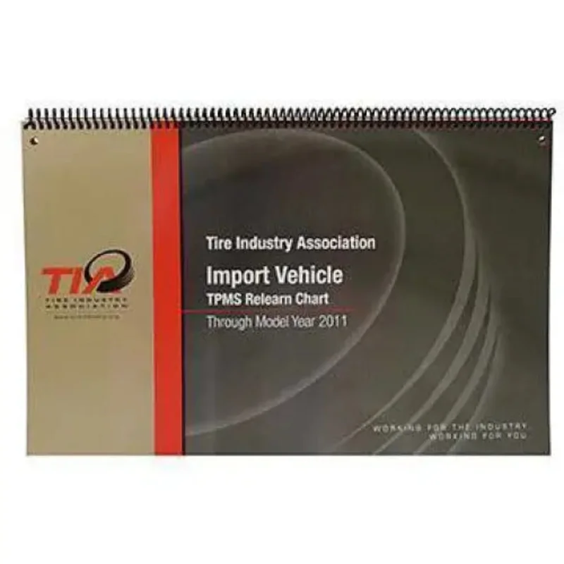 Schrader TIA TPMS Relearn Chart