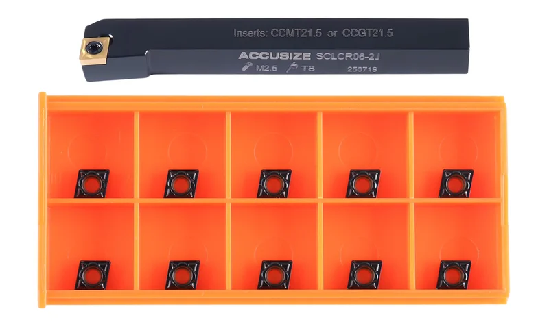 SCLC R/L Toolholders with Extra 10 CCMT Carbide CVD Coated Inserts