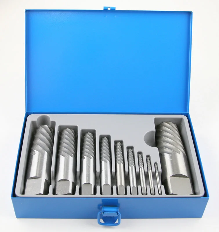 Screw Extractor Set in Metal Case