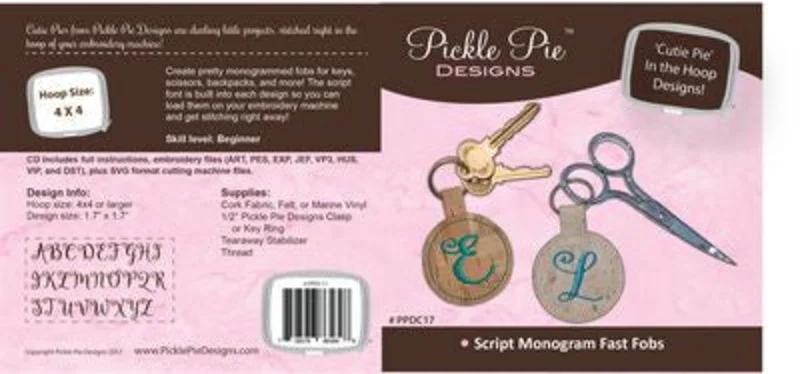 SCRIPT MONOGRAM FAST FOBS