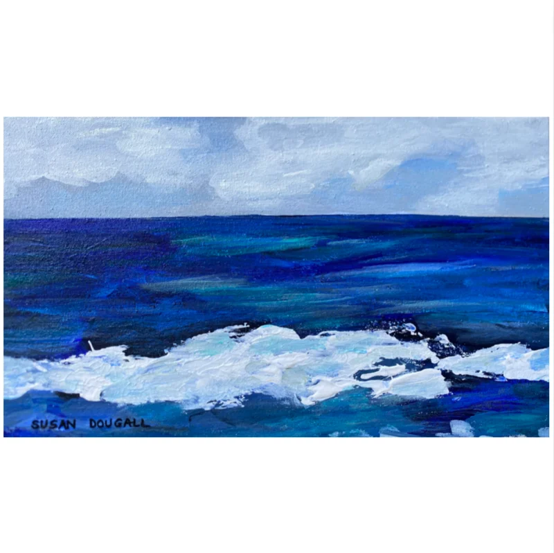 Seascape 1, 17.5"W x 10.5"H