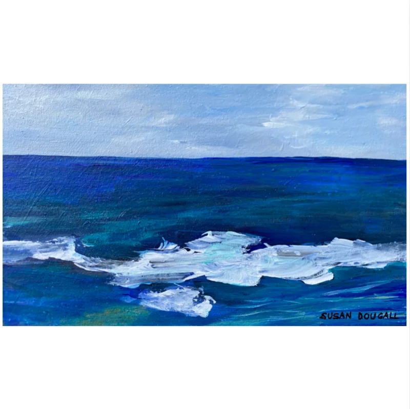 Seascape 2, 17.5"W x 10.5"H