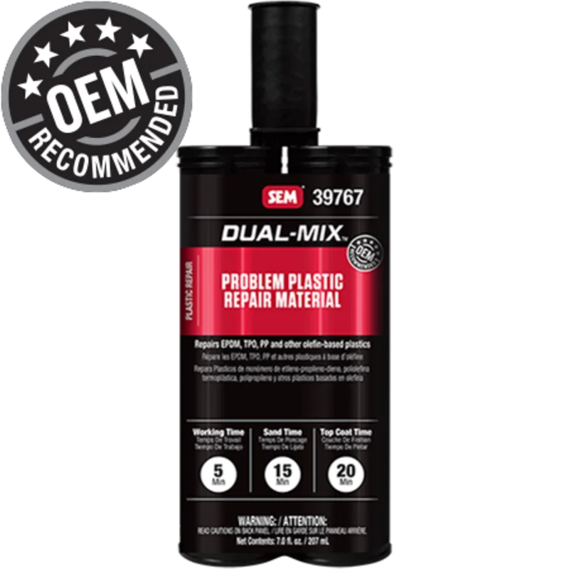 SEM DUAL-MIX PROBLEM PLASTIC REPAIR MATERIAL