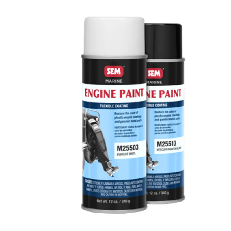 SEM MARINE ENGINE PAINT M25503 Evinrude White