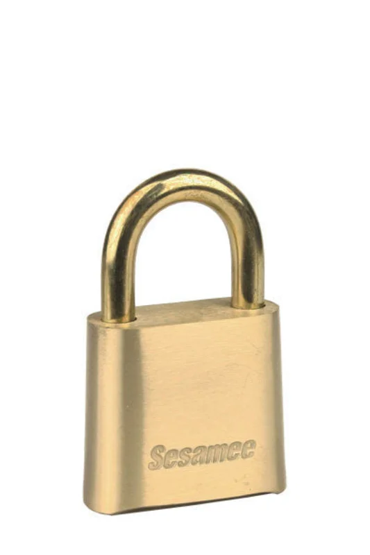 Sesamee K0436 Combination Padlock With Brass Shackle