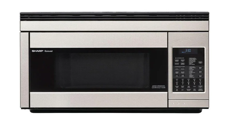 Sharp - 1.1 cu. Ft Over the range Microwave in Stainless - R1874TY Stainless