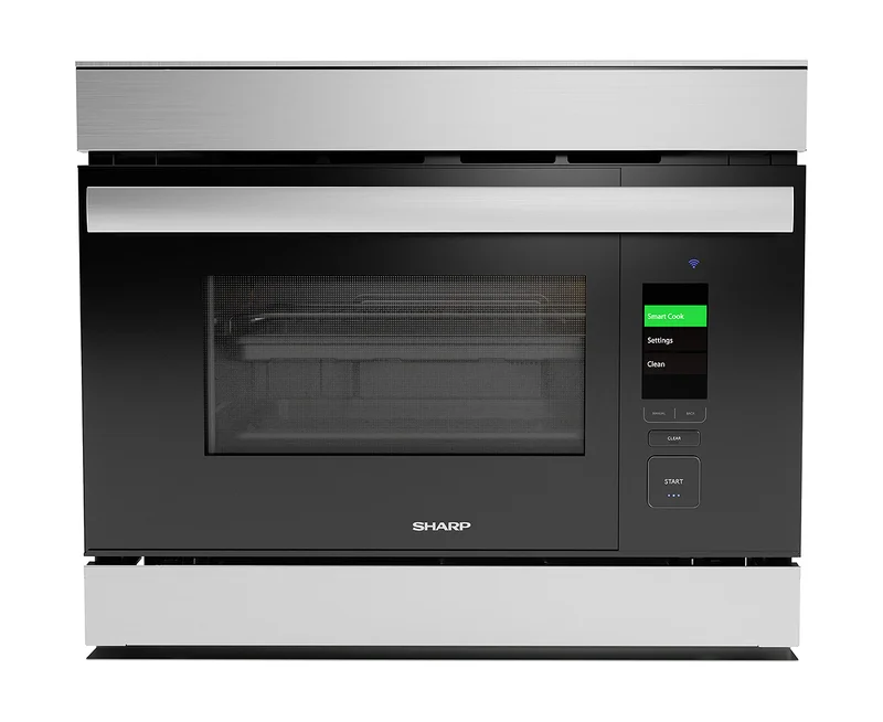 Sharp - 1.1 cu. ft Single Wall Oven in Stainless - SSC2489GS Stainless