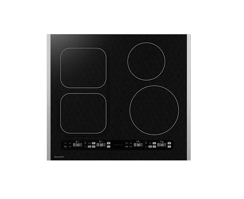 Sharp - 24 inch wide Induction Cooktop in Black - SCH2443GB Black