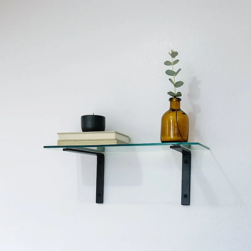 Shelf Bracket for Glass or Stone Shelves