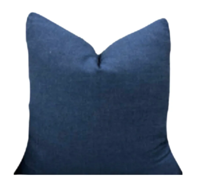 Siena Pillow - Navy, 3 Sizes