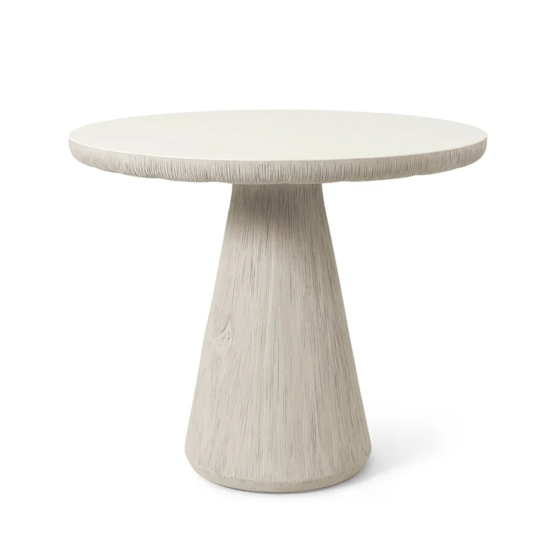 Sierra Outdoor Bistro Table, Oak, 36" Dia x 30"H