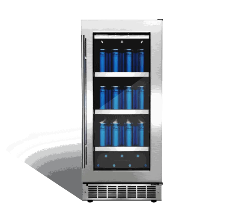 Silhouette - 14.96 Inch 3.1 cu. ft Built In / Integrated Refrigerator in Stainless - DBC031D1BSSPR Stainless