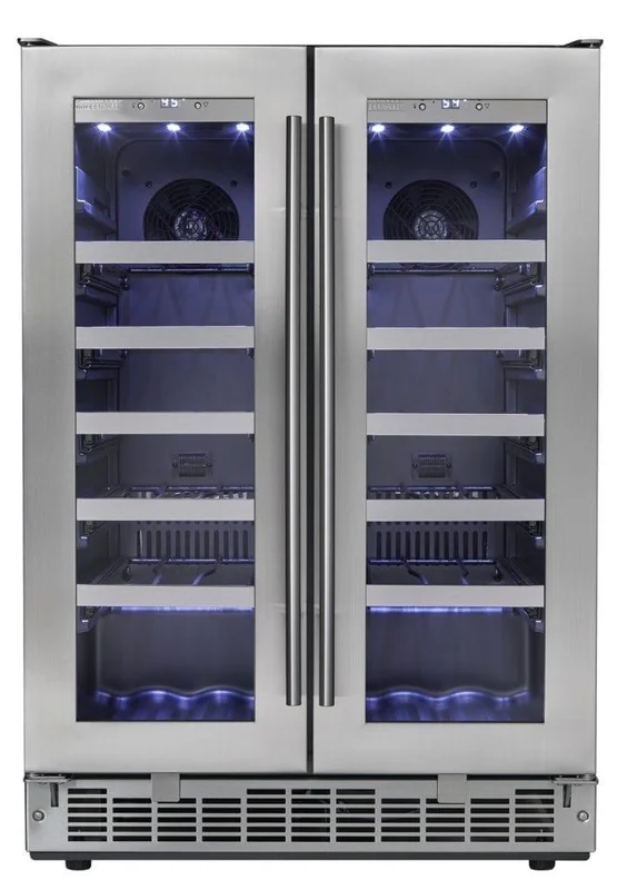 Silhouette - 23.8 Inch 4.7 cu. ft Wine Fridge Refrigerator in Stainless - DWC047D1BSSPR Stainless