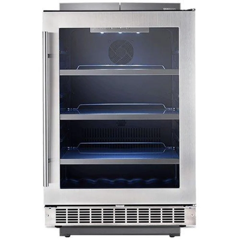 Silhouette - 23.82 Inch 5.3 cu. ft Built In / Integrated Refrigerator in Stainless - DBC056D2BSSPR Stainless