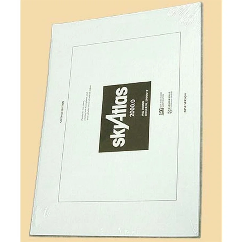 Sky Publishing Tirion Atlas 2000.0, Desk, 2nd Ed. (Black Stars/White Background)