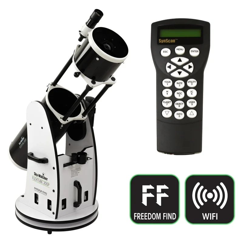 Sky-Watcher 8" Flextube Synscan 200P Go-To Collapsible Dobsonian Reflector S11800