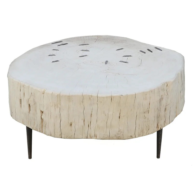 Solid Block Cocktail Table, 32"L x 32"W x 17"H