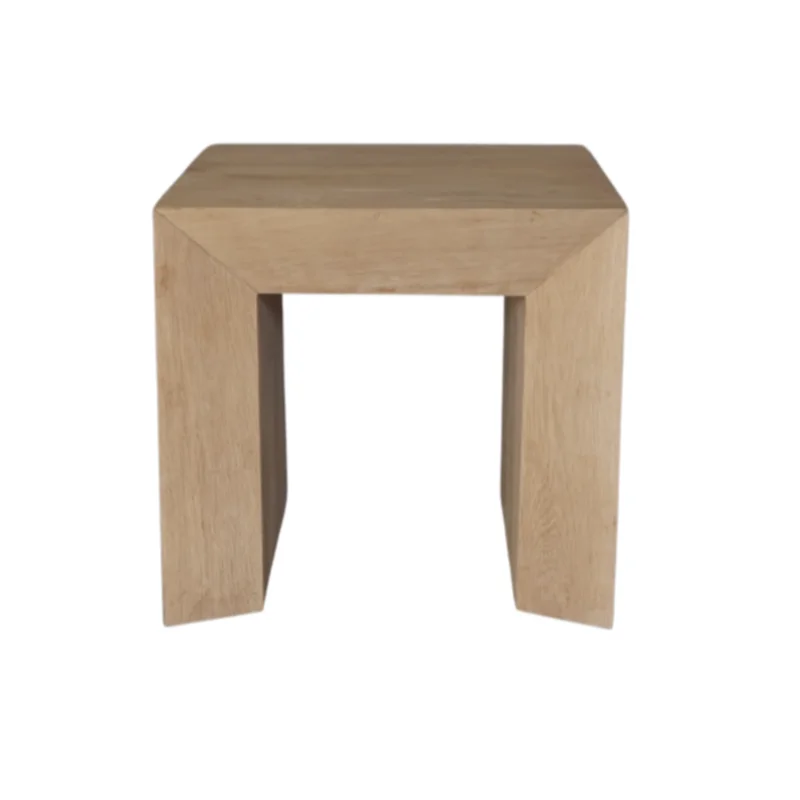 Solid Oak Side Table, 22"W