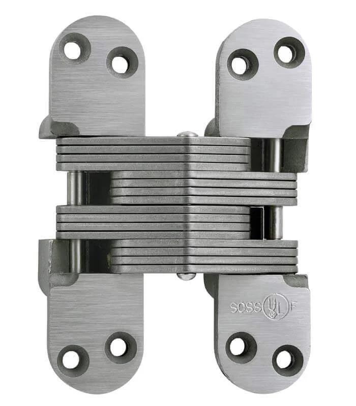 SOSS - Model #220SS Stainless Steel 90/180-Minutes Fire Rated Invisible Hinge (Each)