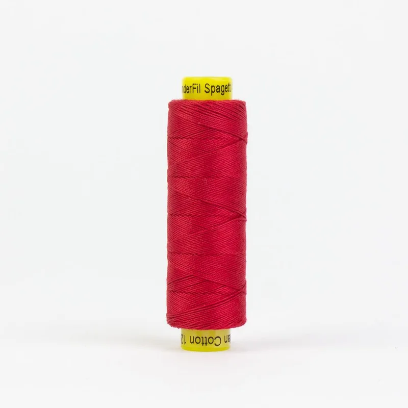SPAGETTI: 12wt Cotton 109yds-Bright Warm Red 01