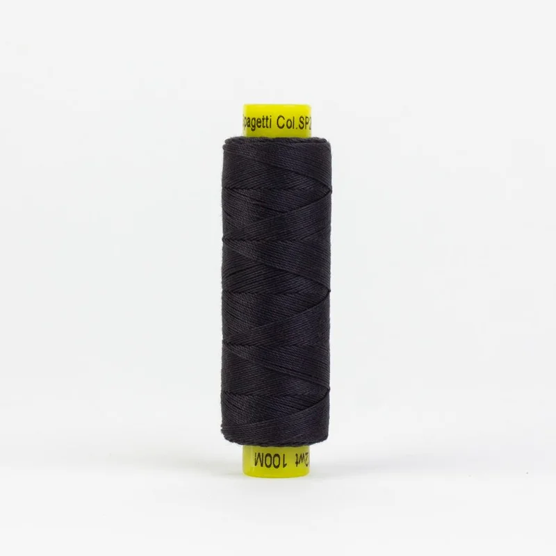 SPAGETTI: 12wt Cotton 109yds-Charcoal 202