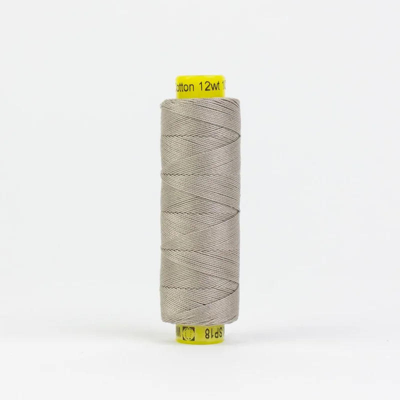SPAGETTI: 12wt Cotton 109yds-Light Grey Taupe 18