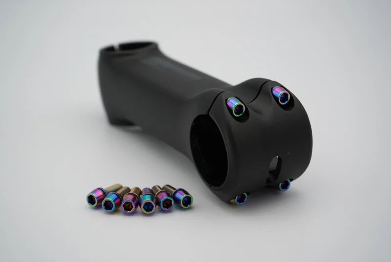 Specialized Future Stem Titanium Bolt Kit Rainbow Oil Slick