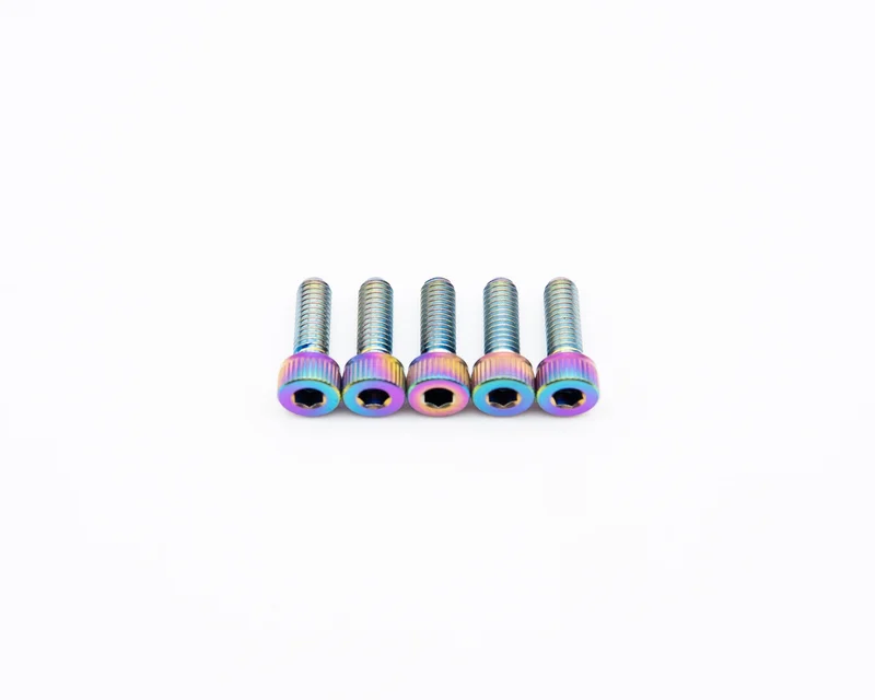 Specialized Levo Motor Cover Bolt Kit - Titanium Rainbow