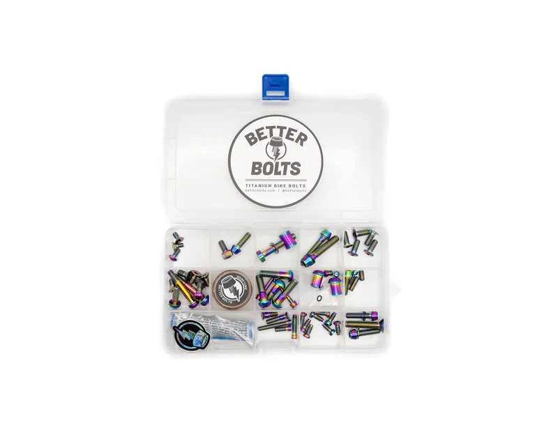 Specialized Tarmac SL8 Titanium Bolt Kit Rainbow Oil Slick