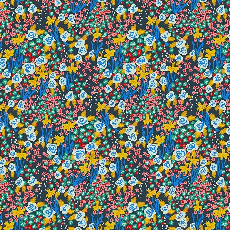 SPRINGTIME IN PARIS: Springtime in Paris-Coal (1/4 Yard)