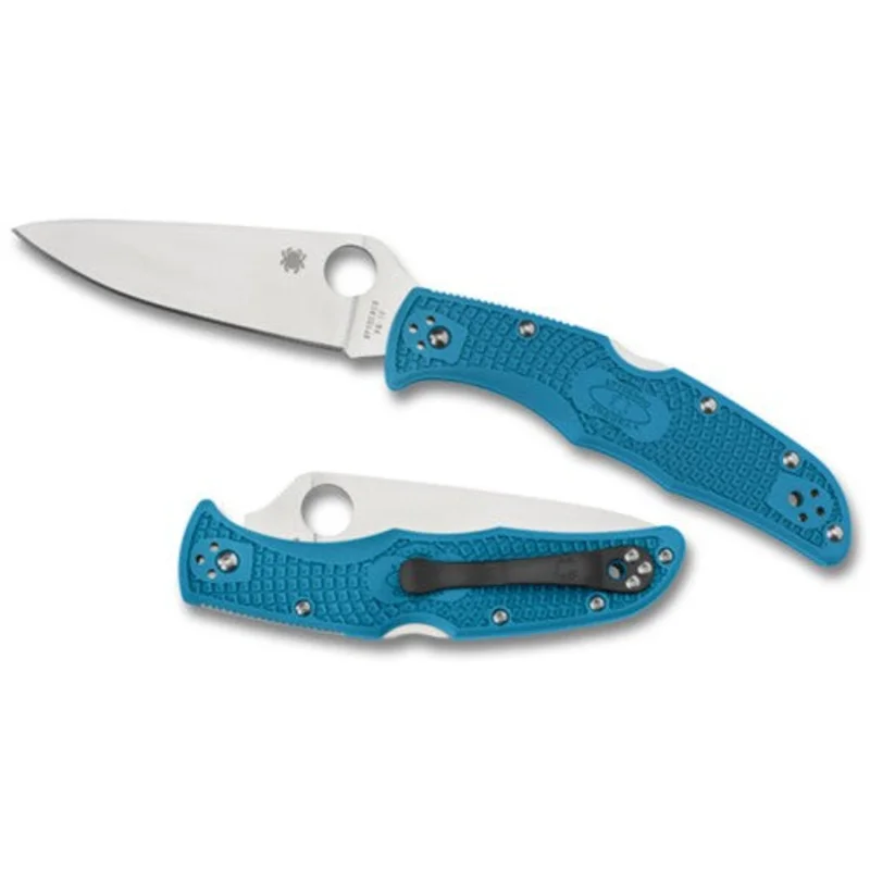 Spyderco C10FPBL - Endura Flat Ground Blue