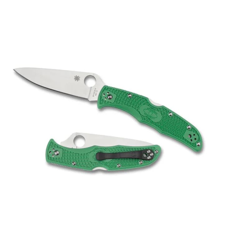 Spyderco C10FPGR - Endura Flat Ground Green