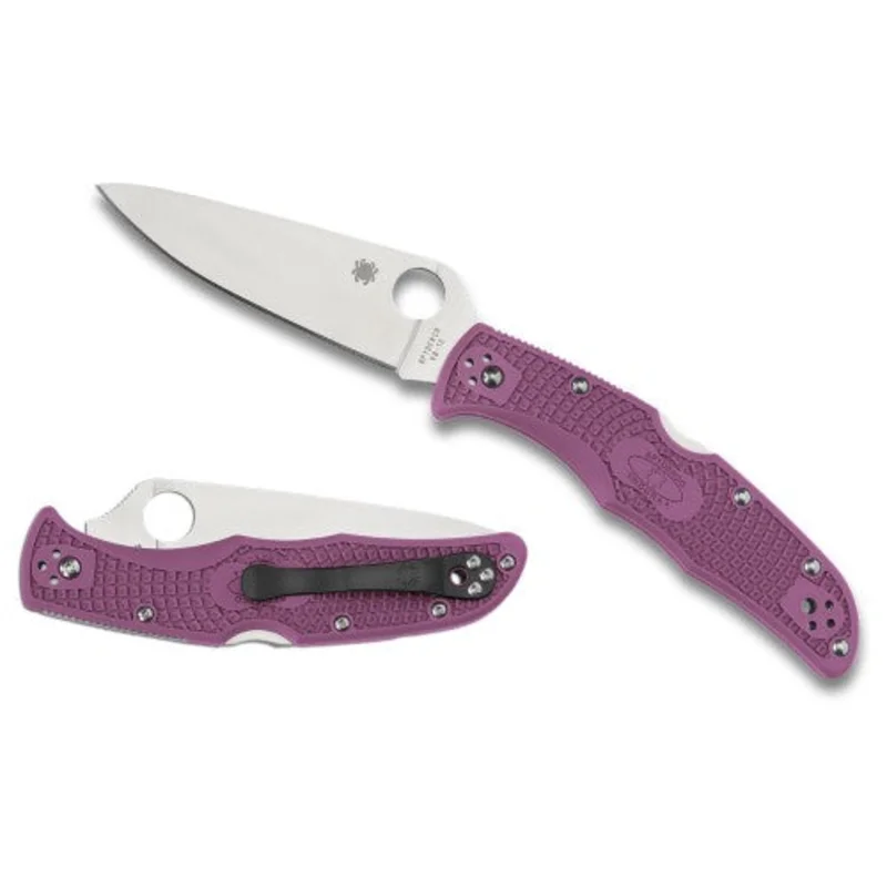 Spyderco C10FPPR - Endura Flat Ground Purple