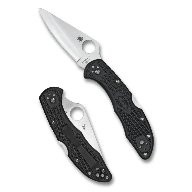 Spyderco C11PBK - Delica 4 Lightweight Black Plainedge