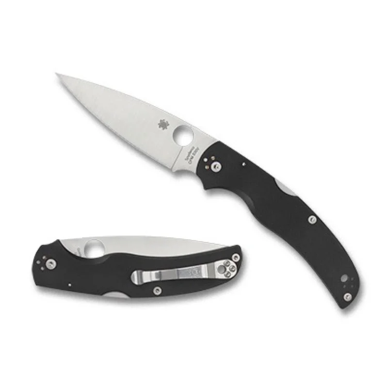 Spyderco C244GP - Native Chief Plain Black G10