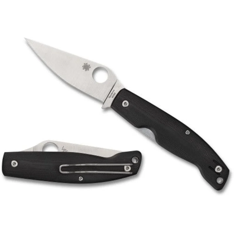 Spyderco C257GP - Pattadese Black G10 M390