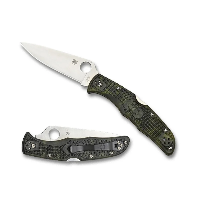 Spyderco Endura 4 Lightweight Zome Green