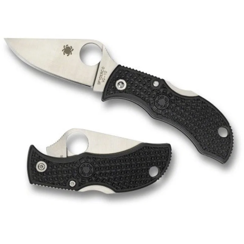Spyderco ManBug Black Plain Edge