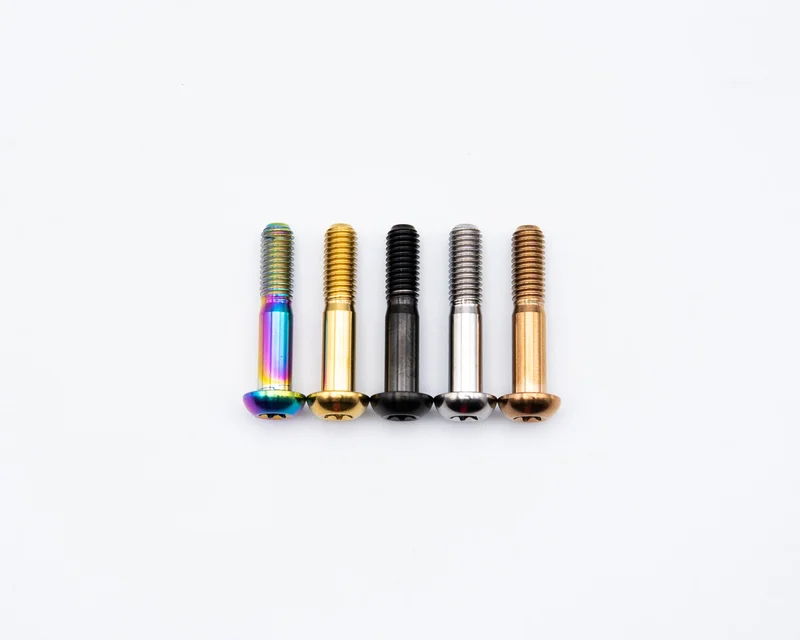 SRAM Brake Lever Clamp Bolt - Titanium Rainbow Oil Slick