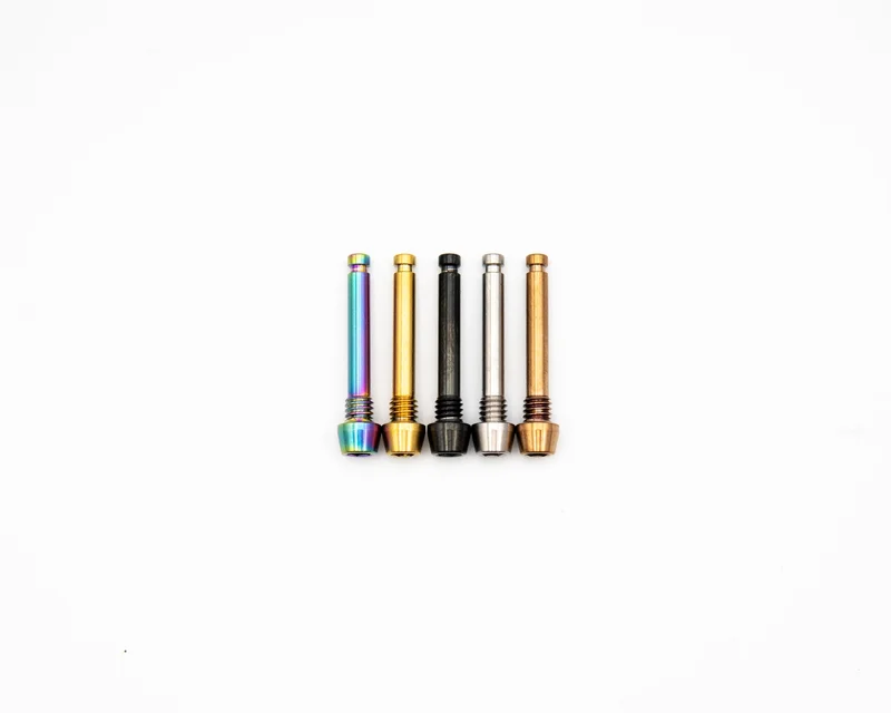 SRAM Brake Pad Retaining Axle Titanium Bolt Rainbow Oil Slick